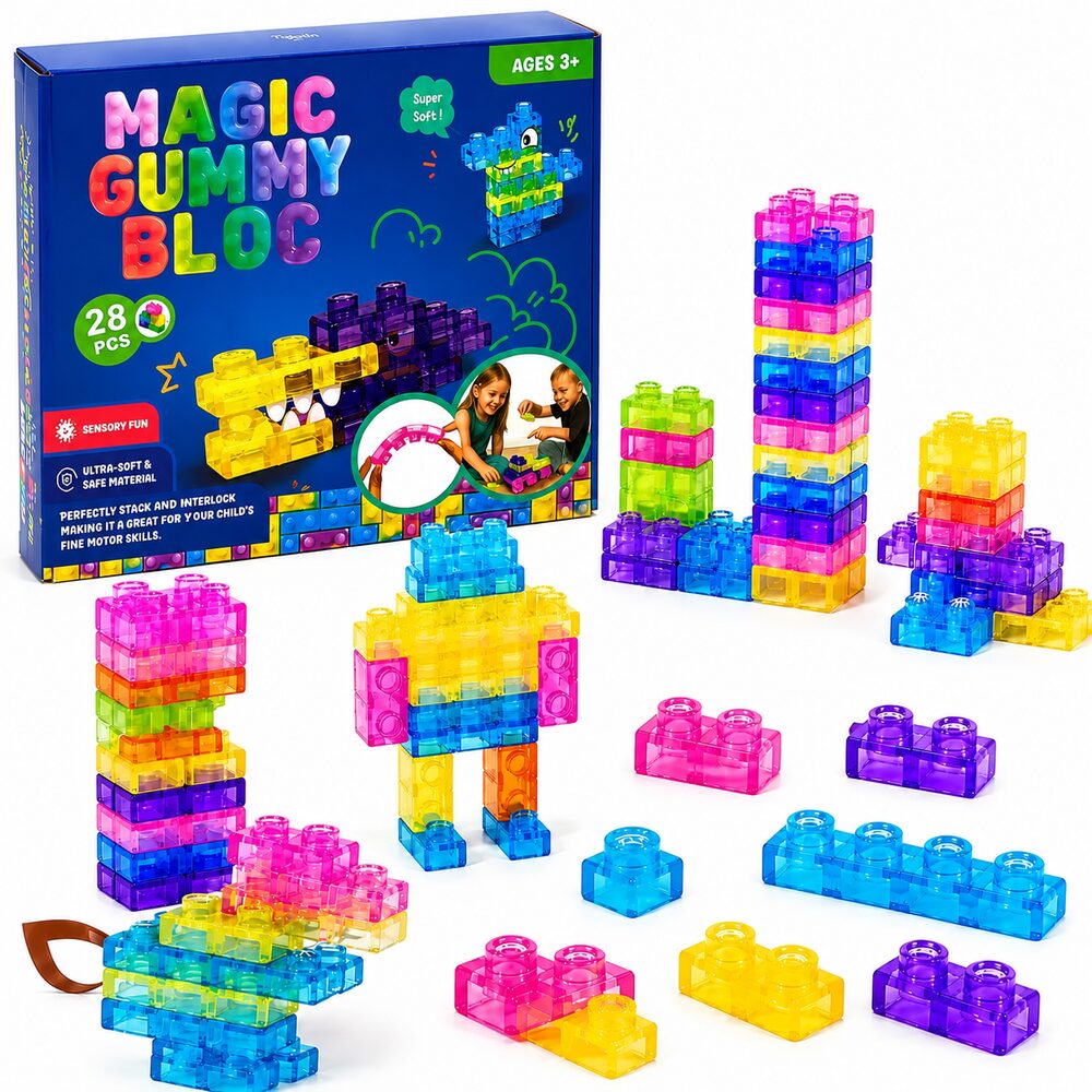 Вежі та фігурки з Magic Gummy Bloc